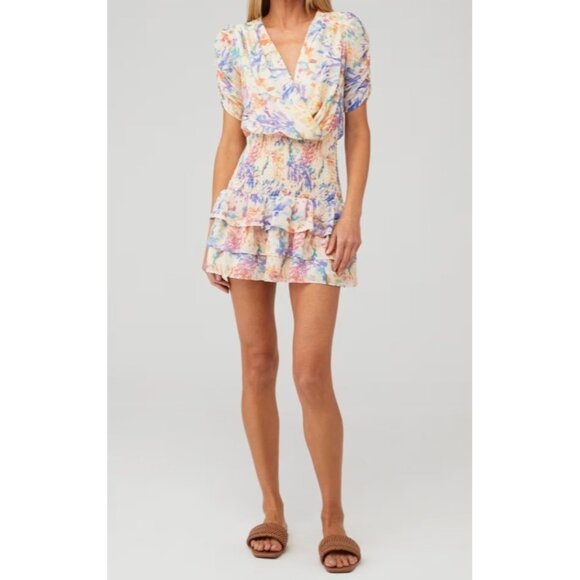 Amanda Uprichard Small Nala Tabby Dress in Floressence - Picture 1 of 12